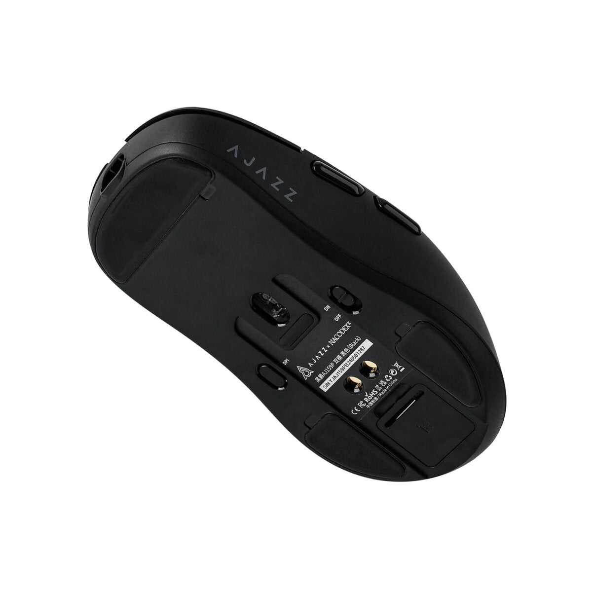 AJAZZ AJ159 APEX Gaming Muis Zwart – Ultralicht 56 g – 42.000 DPI – 8K Hz Polling – 12,5 × 6,5 × 3,9 cm