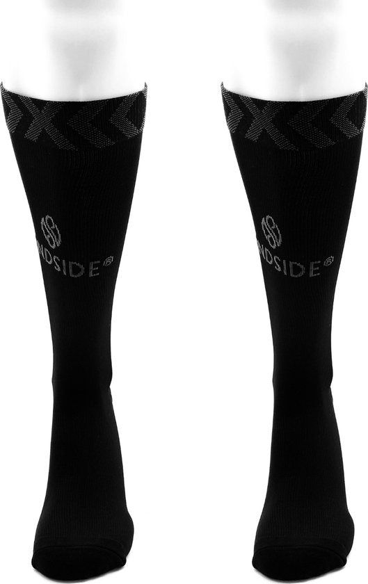 Sandside Compressiekousen Premium Dagelijks Gebruik - 2 Paar - Steunkousen Vrouwen en Mannen - Compressie sokken - Hardloopsokken - Sportsokken - Maat 36-40 S/M