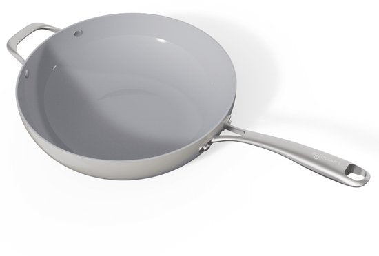 Safecourt Kitchen wokpan - Ø 28 cm - Wokpan - Inductie - Elektrisch - Keramisch - PFAS & PTFE vrij