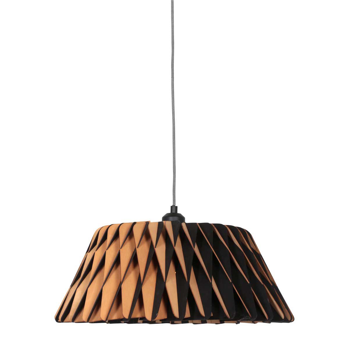 Anne Lighting - hanglamp - Maze - naturel - hout - Ø 46cm - E27 - 3490BE