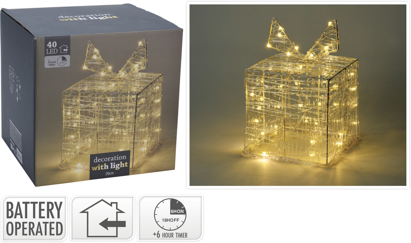 Nampook - Nampook Kerstverlichting Geschenkdoos - wit