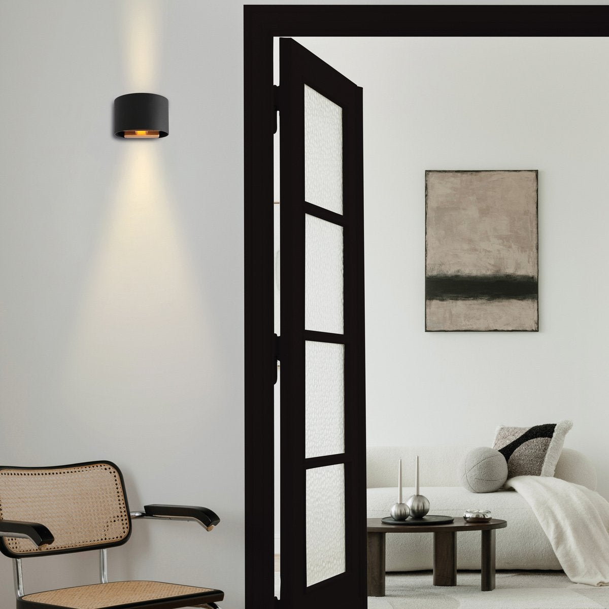 Steinhauer wandlamp Muro - zwart - metaal - 3364ZW