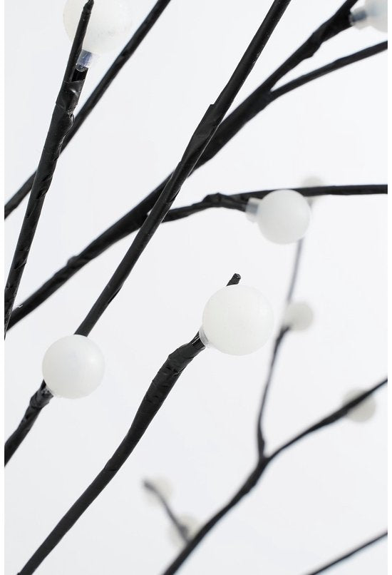 Luca Lighting Boom met Klassiek Witte LED Verlichting - H150 x Ø80 cm - Metaal - Zwart