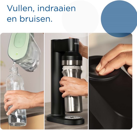BRITA - SodaTRIO - Soda - Glazen Fles - Accessoire Voor Sodamaker 2-Pack