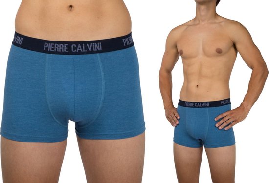 Pierre Calvini - Boxershort Heren - Heren Ondergoed - 12 Stuks - Maat L - Classic Kleuren - Boxershorts Korte Pijp