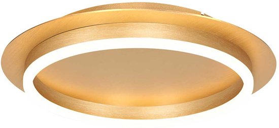 Plafonnieres Ringlux 3655GO gouden plafondlamp Ø32cm met geïntegreerde LED verlichting van Steinhauer