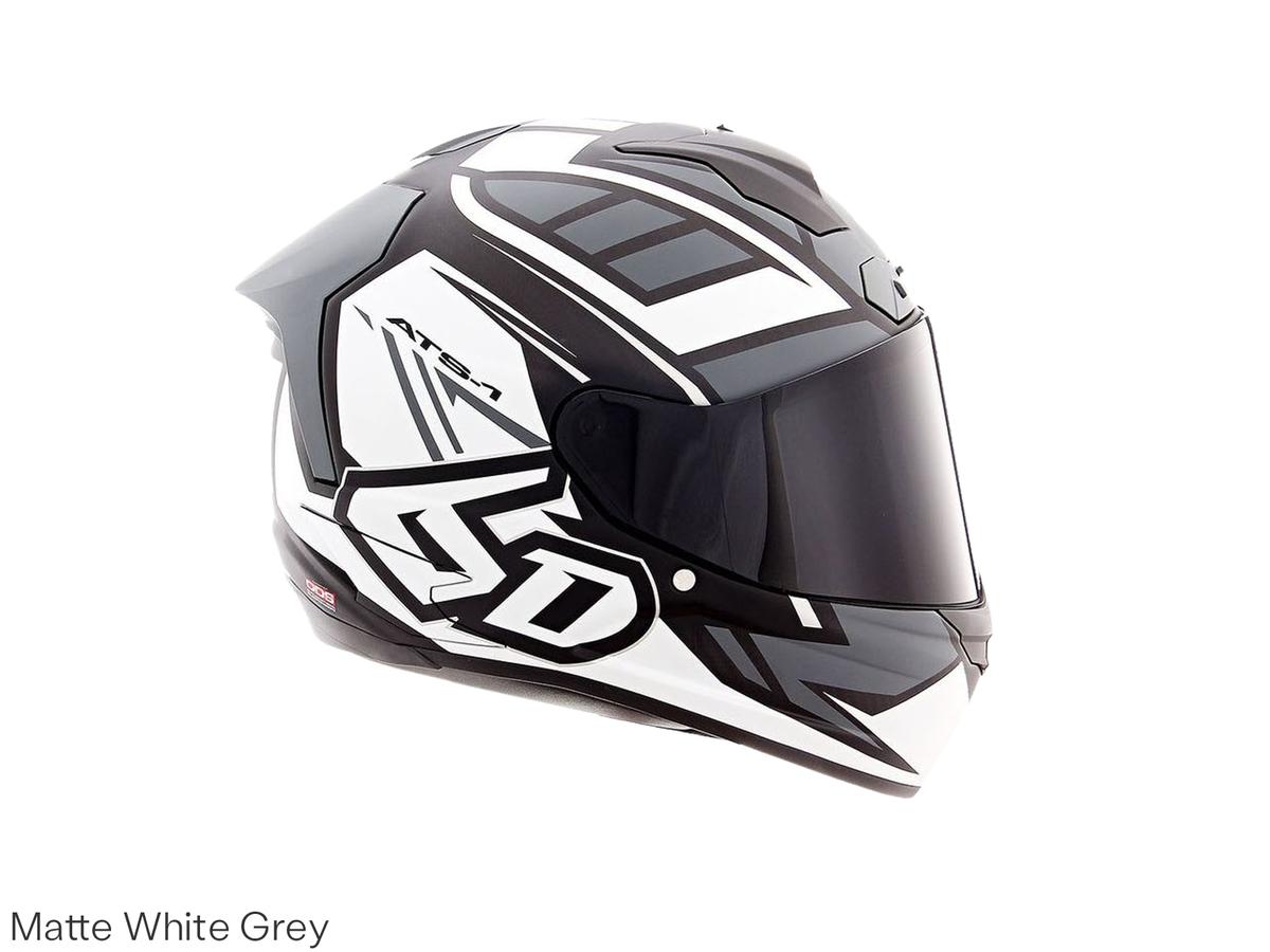 6D Helmet ATS-1R Rogue Motorhelm - Matte Red Grey - maat S