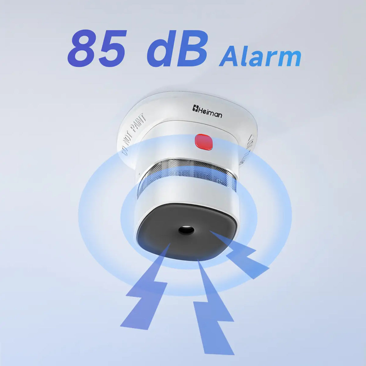 Heiman Mini Rookmelder Set van 3 - 10 Jaar Batterijduur - 85 dB Alarm