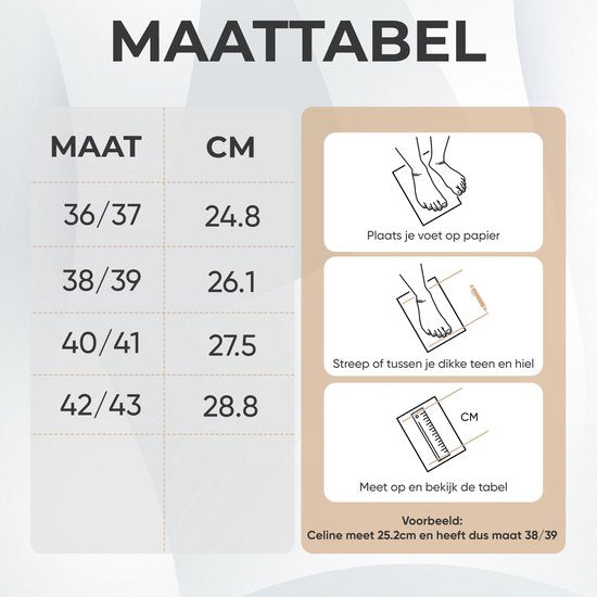 Pantoffels Dames - Sloffen - Maat 42/43 - Chestnut - Anti-slip - Comfeet