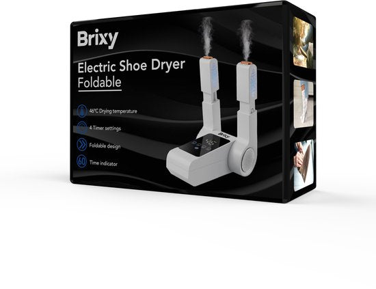 Brixy Schoenendroger & Schoenverfrisser - Ozone - Droogfunctie - Schoendroger Fresh - Shoe Dryer - Wit