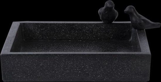 Best For Birds Vogelbad Terrazzo Vierkant - Drinkbak - 32x32x12 cm