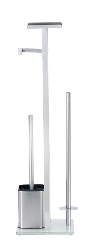 Wenko Toiletrolhouder- En Borstel Debar 70,5 Cm Rvs Zilver