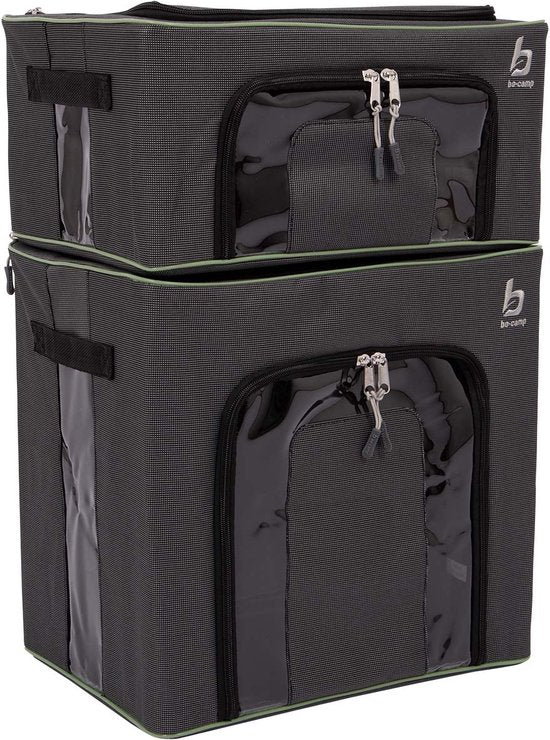 Bo-Camp - Opbergbox - Opvouwbaar - 2 Stuks - 2 Maten