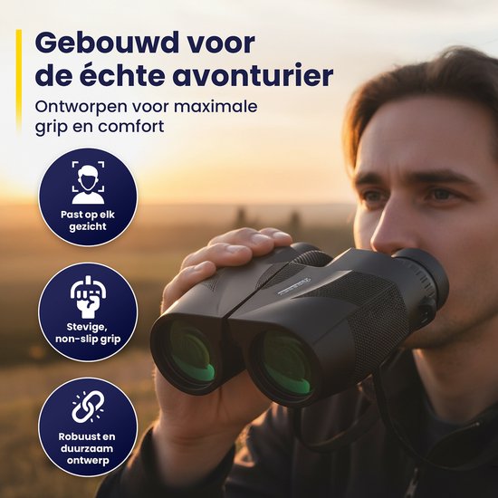 ODESSEY Verrekijker - met Case, Onderhoudskit en Telefoonhouder - 8x25 - FMC - BAK-7 - voor Volwassene & Kinderen