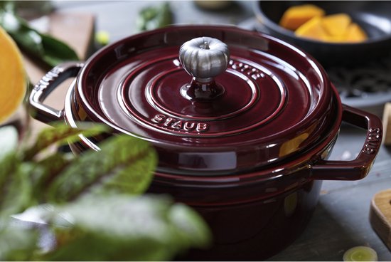 Staub Braadpan - Rond - 24 cm - Grenadine
