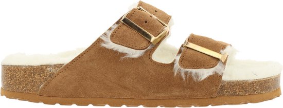 Bullboxer - Teenslippers - Dames - Tan/Cognac - 37 - Slippers