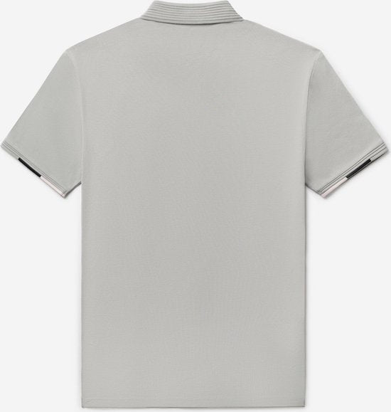 AB Lifestyle - Driekleurige Polo | Alloy - Heren - Maat: XS