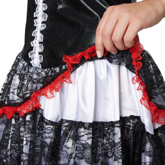 Dressforfun Griezelige geliefde XXL - verkleedkleding kostuum halloween verkleden feestkleding carnavalskleding carnaval feestkledij partykleding - 302019