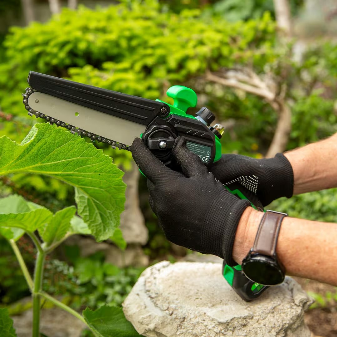 Hammersmith PocketSaw Pro Mini Accu Kettingzaag - Compact Ontwerp - 20V Lithium-Ion Accu - 14 cm Zaagblad - Inclusief Accessoires