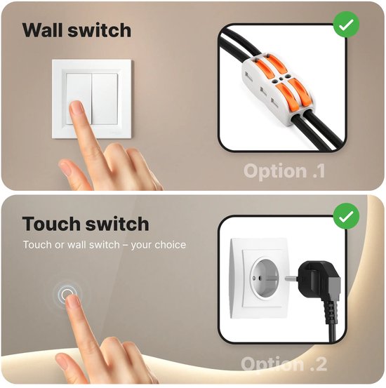 Mirlux Badkamerspiegel met LED Verlichting & Verwarming – Wandspiegel Asymmetrisch – Anti Condens Douchespiegel - Frameloos - 100x70 cm