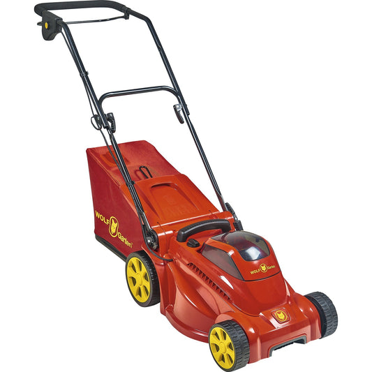 WOLF-Garten LYCOS 40/340 MH Accu Grasmaaier 34 cm Rood – Inclusief 40V 2.5Ah Li-Ion Accu en Snellader
