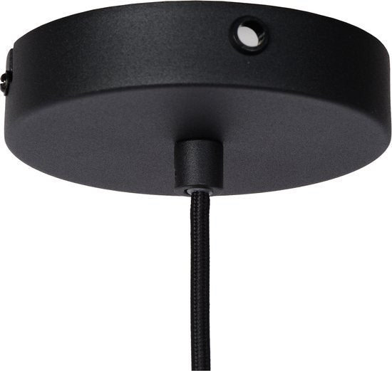 Lucide SIEMON - Hanglamp - Ø 40 cm - 1xE27 - Zwart