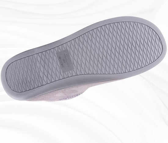 Pantoffels Dames - Sloffen - Maat 42/43 - Grijs - Anti-slip - Comfeet