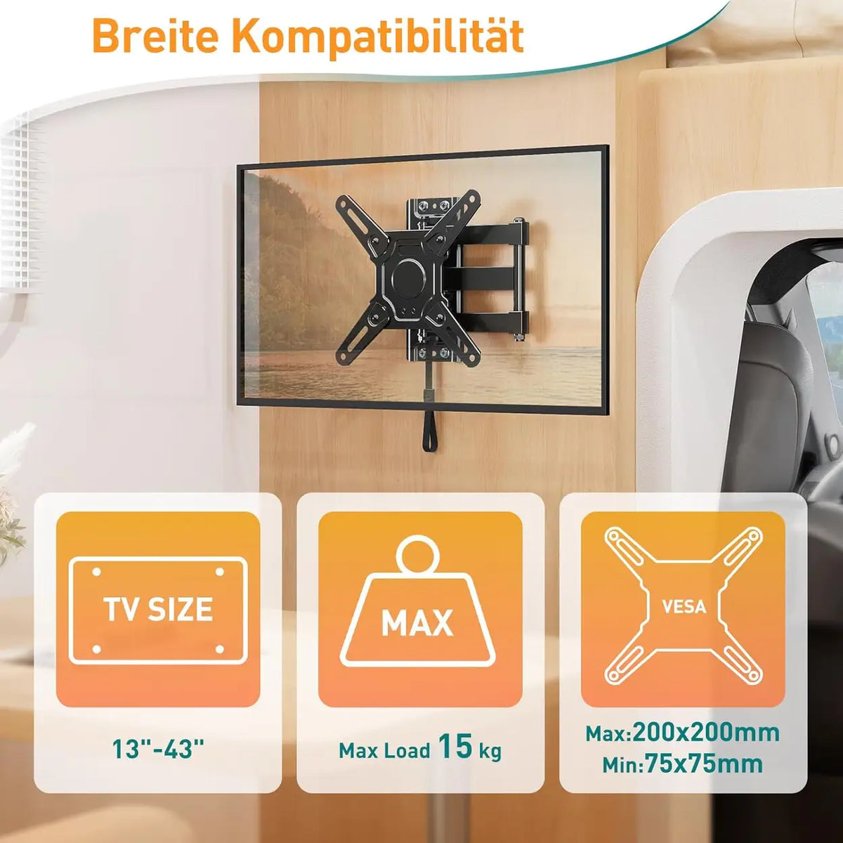 Vizyon VZD-85-3790 tv-muurbeugel