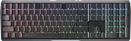 CHERRY MX 3.0S Draadloos toetsenbord Gamen RF-draadloos + Bluetooth QWERTZ Duits Zwart