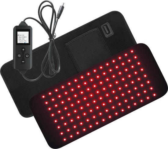 Panacea TheraFlex Roodlichttherapie Riem Bedraad - Infrarood 660 & 850 nm - 120 LED's - 219 mW/cm2