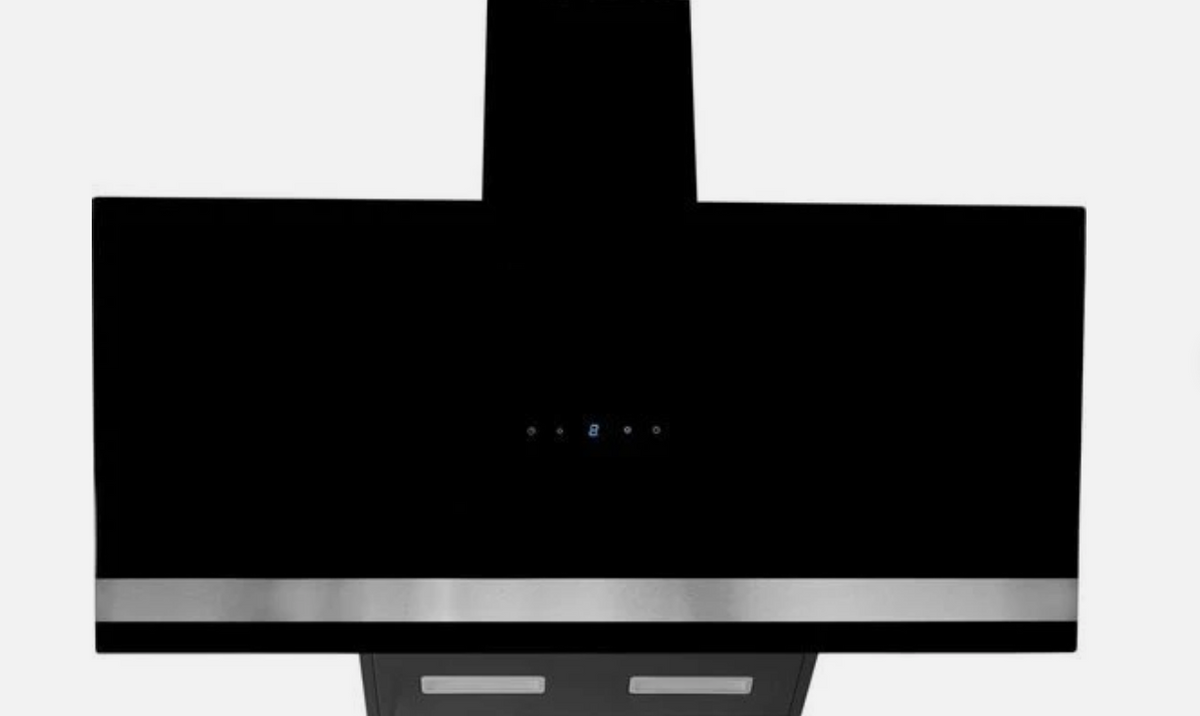 Hanseatic Afzuigkap SY-103E13-E4-C118-L52-900 - Zwart - 90 cm - Wandmontage, LED, Touch Control