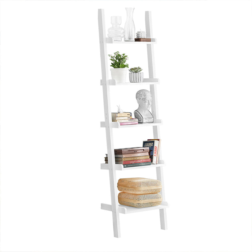 SoBuy FRG17-W Boekenkast - 5 Planken - 189 x 56 x 32,5 cm - Wit