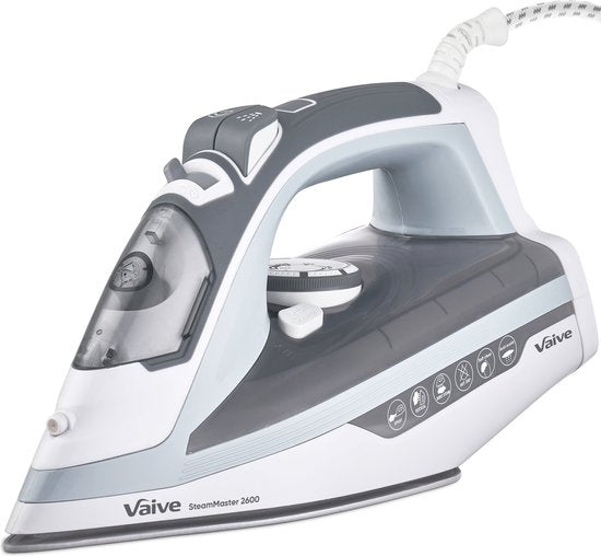 VAIVE SteamMaster 2600 Strijkijzer - Stoomstrijkijzer - Iron - stoomstrijkijzers - 2600W - 350 ML - Spray- en Stoomstootfunctie