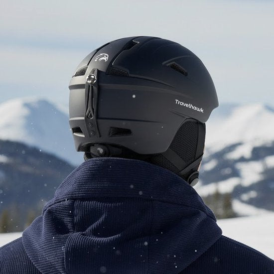 Travelhawk Skihelm - Snowboardhelm - Skihelm - Unisex - Zwart - S
