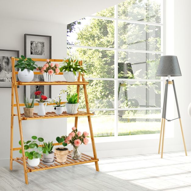 Coast Plantenladder - 3 Etages - Max. 15 kg - Bruin
