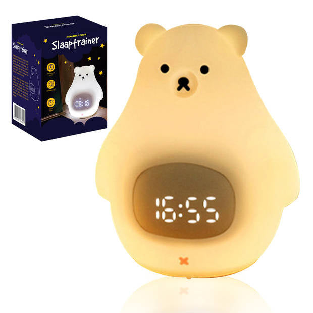 MM Brands Slaaptrainer - Kinderwekker met 7 verschillende lichtkleuren