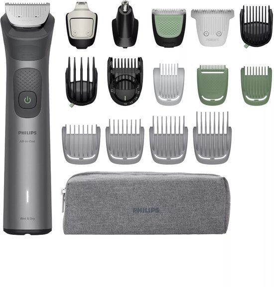 Philips Multigroom Series 7000 – Baard- & bodytrimmer – 17-in-1 – BeardSense-technologie – 0,2 mm precisie