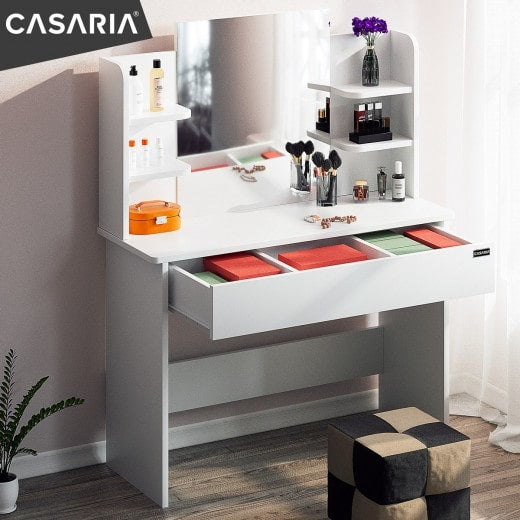 Kaptafel Lucia 108x40x139,5cm wit