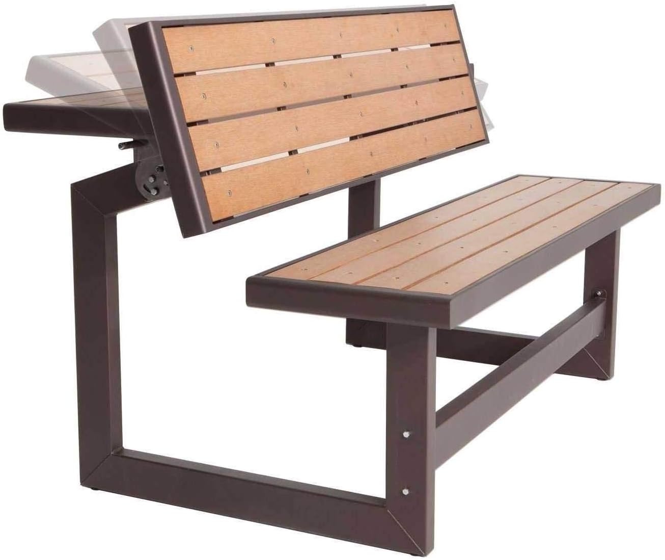 lifetime Converteerbare Tafelbank - 140 x 88 x 36 – Bruin