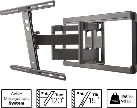 WM5660 Dynamic TV-beugel draaibaar - kantelbaar - 42-100 inch - VESA 600