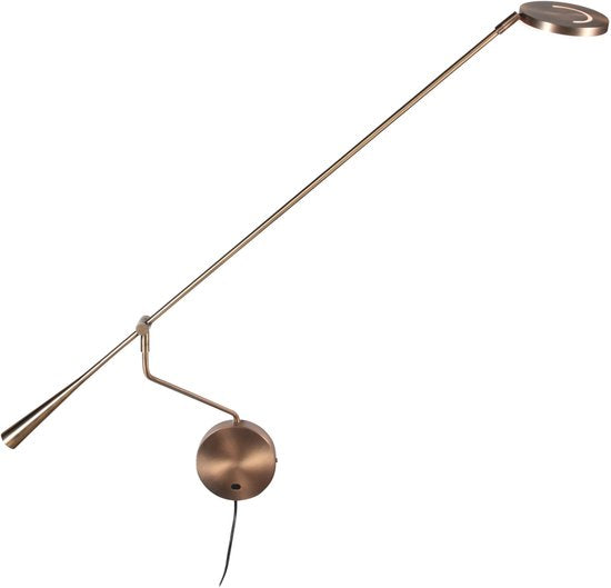 Steinhauer Exclusive - wandlamp - Soleil2 - brons - kunststof metaal - bedlampje - LED - 4387BR