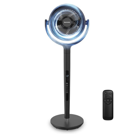 Auronic Omni Ventilator Zwart - 12 Snelheden - 120° Oscillatie - Met Afstandsbediening