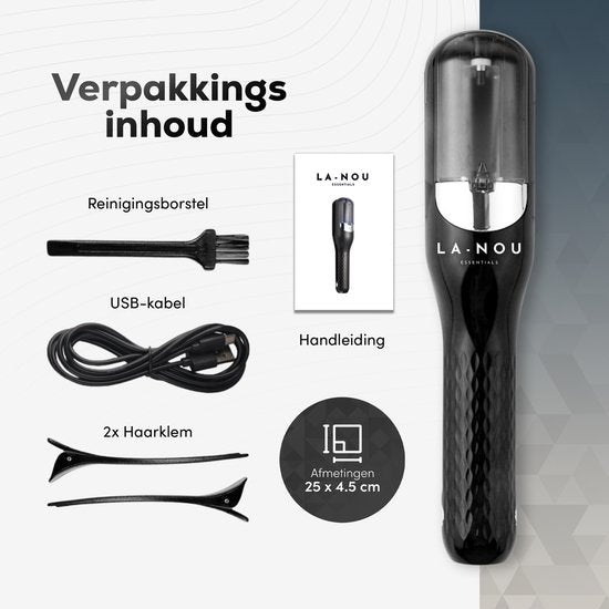 La Nou Split Ender – Verwijdert Gespleten Haarpunten – Draadloos – Inclusief Accessoires