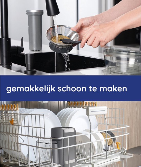 Safecourt Keuken Sapcentrifuge - Juicer voor Groenten & Fruit - Grote Vulopening - 3 snelheden - 800 Watt