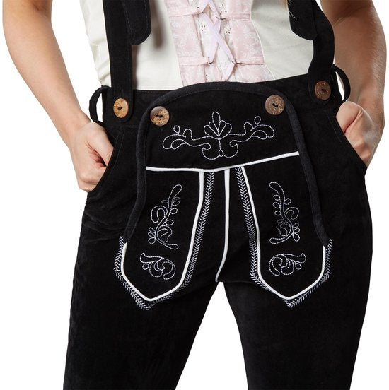 Dressforfun Lederhose Tegernsee L - verkleedkleding kostuum halloween verkleden feestkleding carnavalskleding carnaval feestkledij partykleding - 302817