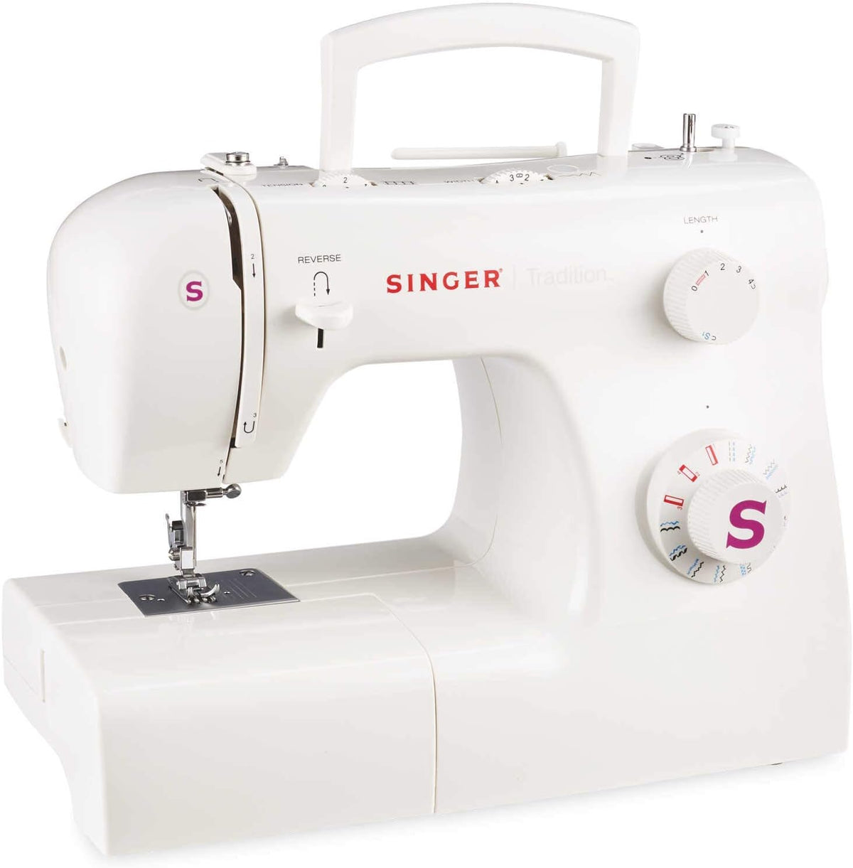 Singer Tradition 2263 Naaimachine - 23 Steekprogramma's - 44,8 x 22,4 x 36 cm - 85 W - Wit
