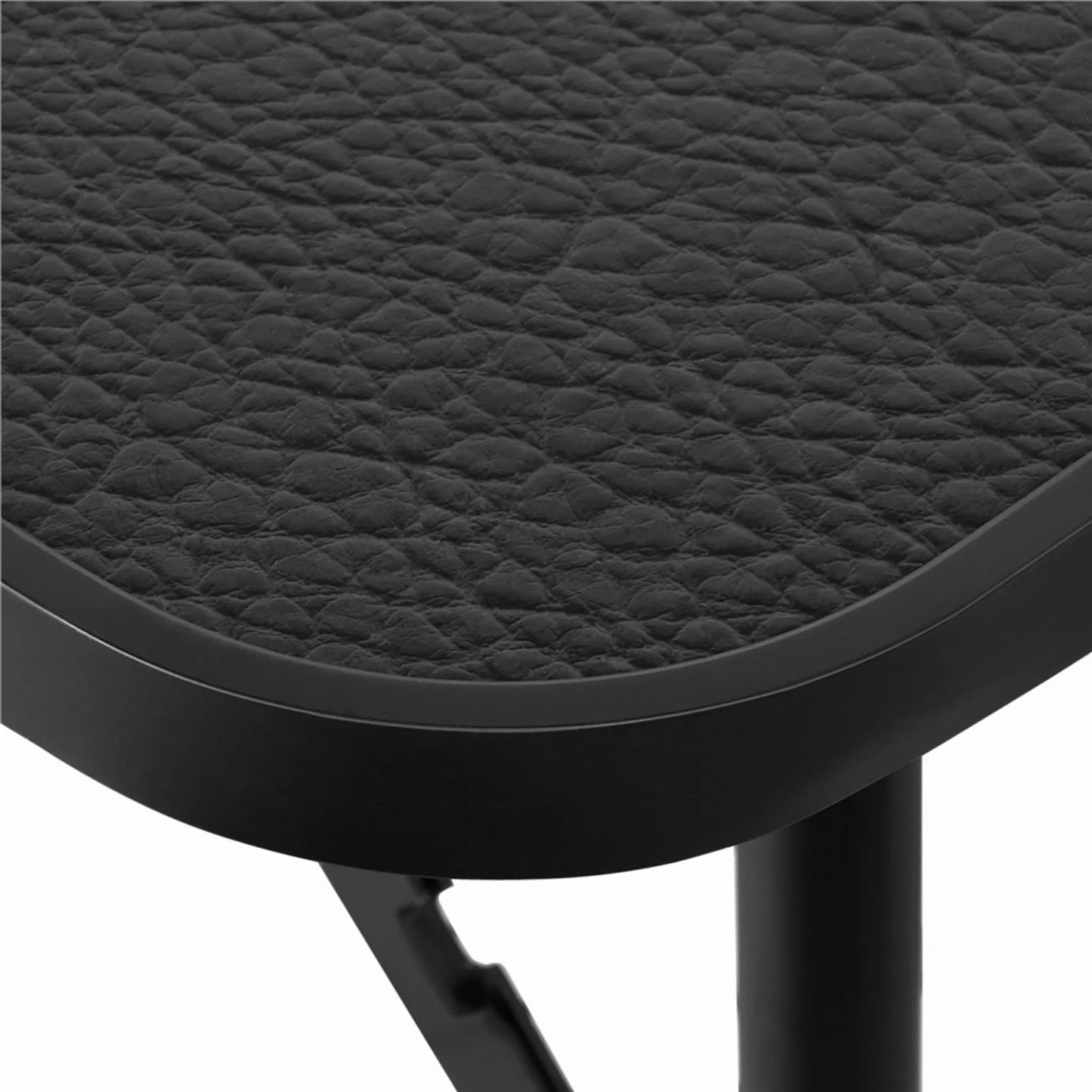 Yaheetech Trimtafel Opvouwbaar – Voorzien Van In Hoogte Verstelbare Standaard En Afneembare Draagband En Antislip Werkblad – Voor Honden En Katten – Zwart Metaal En PU-Leer – 80,5 x 46 x 76 cm