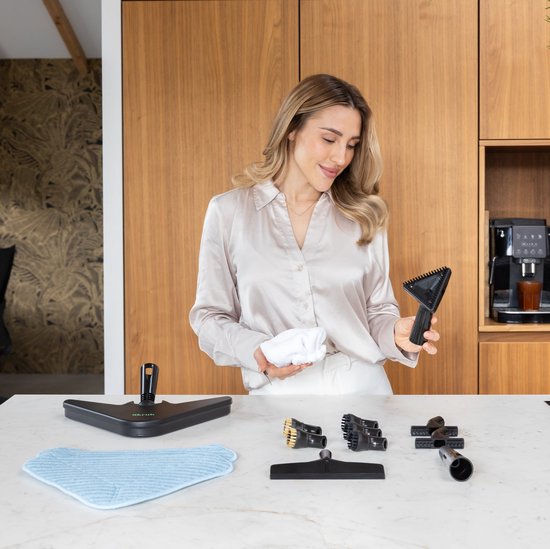 Skrub Stoomreiniger The Big One - 45 minuten lang stomen - 20 accessoires - Handstomer - 1500w