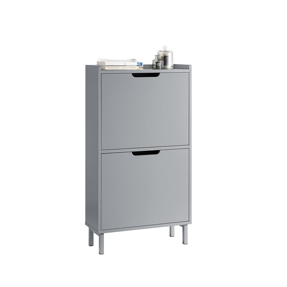 SoBuy FSR151-HG Schoenenkast Met 3 Kleppen, Schoenencommode, Schoenenrek, Schoenenkist, Gangkast, Opbergkast Voor Schoenen