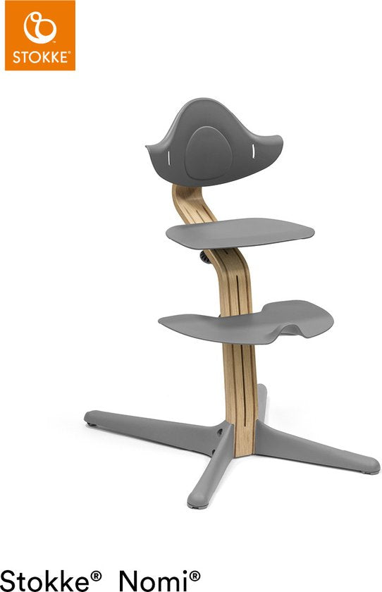 Stokke® Nomi® Kinderstoel - Eiken - Grijs